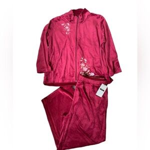 Kaktus Velvet 2pcs suit size 2X